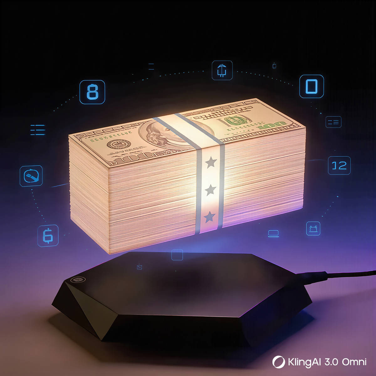 Lampe d'argent flottante Maglev Golden Lantern Grand Theft Auto Game Peripheral TK Identique à Grand Theft Auto