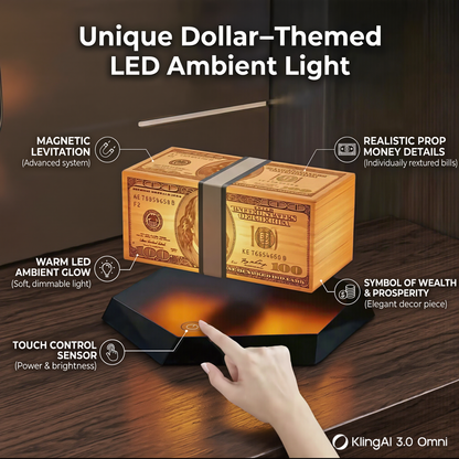 Lampe d'argent flottante Maglev Golden Lantern Grand Theft Auto Game Peripheral TK Identique à Grand Theft Auto